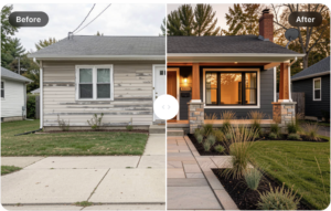 Remodel AI generated Outdoor Landscape